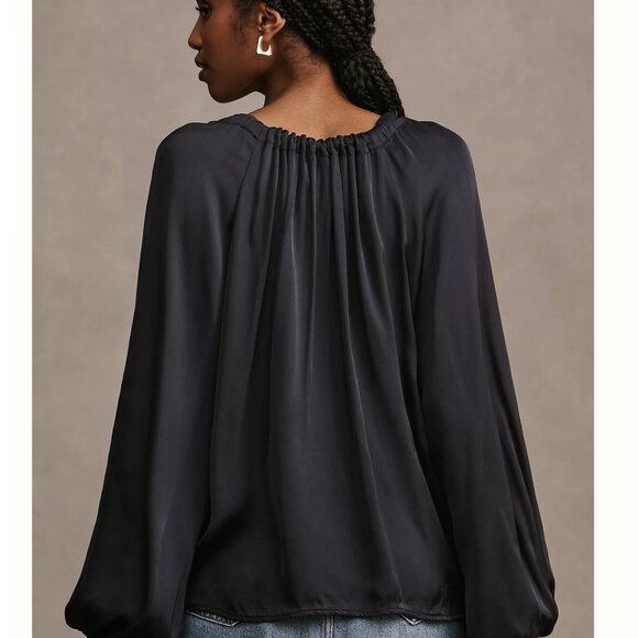 VELVET BY GRAHAM & SPENCER NORIA LONG-SLEEVE BLOUSE - Picture 4 of 9